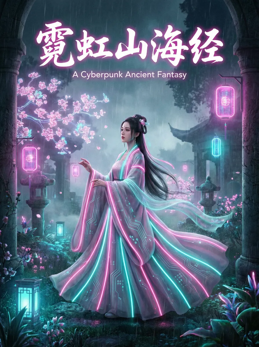 中国人网最新在线观看 古风奇缘短剧 - 霓虹山海经海报